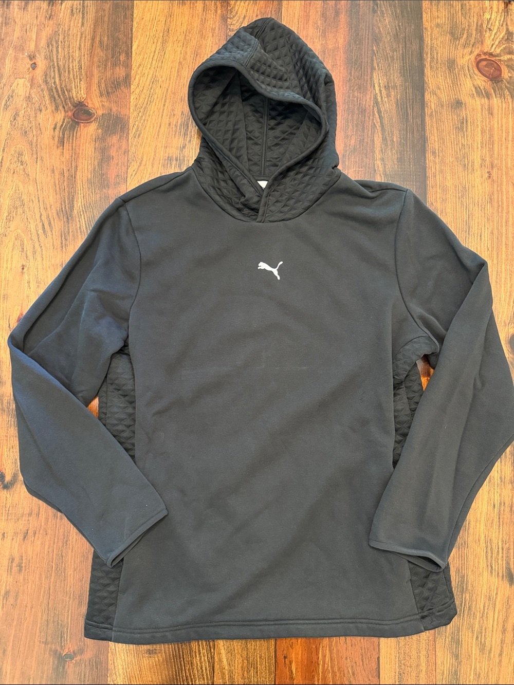 Puma Waffle Quilted Hoodie Pullover New L
